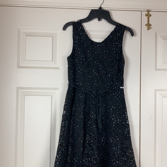 Speechless Jeweled Waist Flutter Sleeve Dress Size 14 - Picture 7 of 10